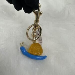 Coach X Observed By Us Snail Key Ring Bag Charm Keychain CU307 NWT